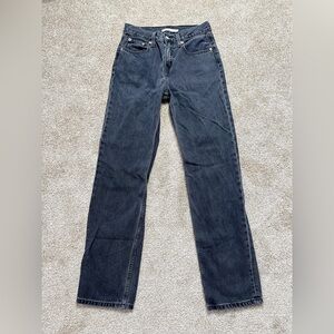 Levi's Low Pro Straight Leg Jeans Size 0/25